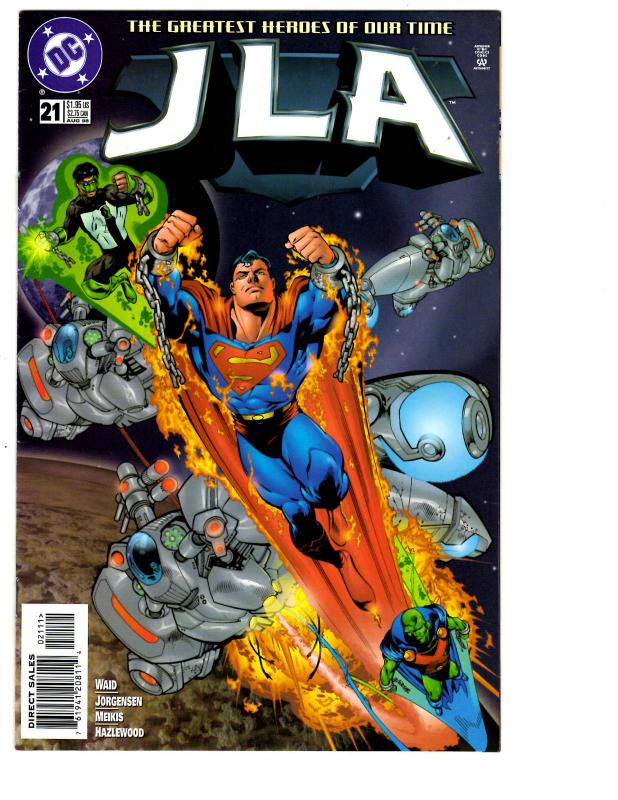 5 JLA DC Comics # 21 22 23 24 25 Superman Batman Wonder Woman Flash Lantern BH13 