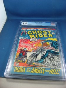 MARVEL SPOTLIGHT 6 CGC 8.0 GHOST RIDER  1972