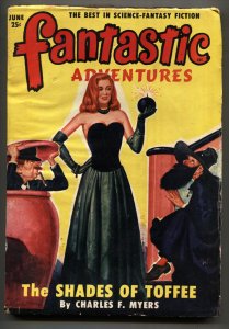 Fantastic Adventures--June 1950--Walt Sheldon--Mack Reynolds--Good Girl Art--...