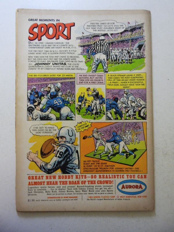 Challengers of the Unknown #47 (1966) VG Condition moisture stain on spine bc