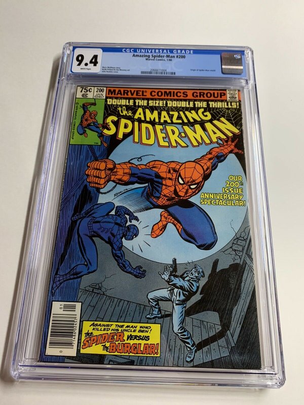 Amazing Spider-man 200 Cgc 9.4 White Pages 2066611004 Marvel Bronze Age