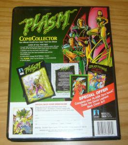 Warriors of Plasm #0 VF/NM binder with 150 cards + comic - second edition