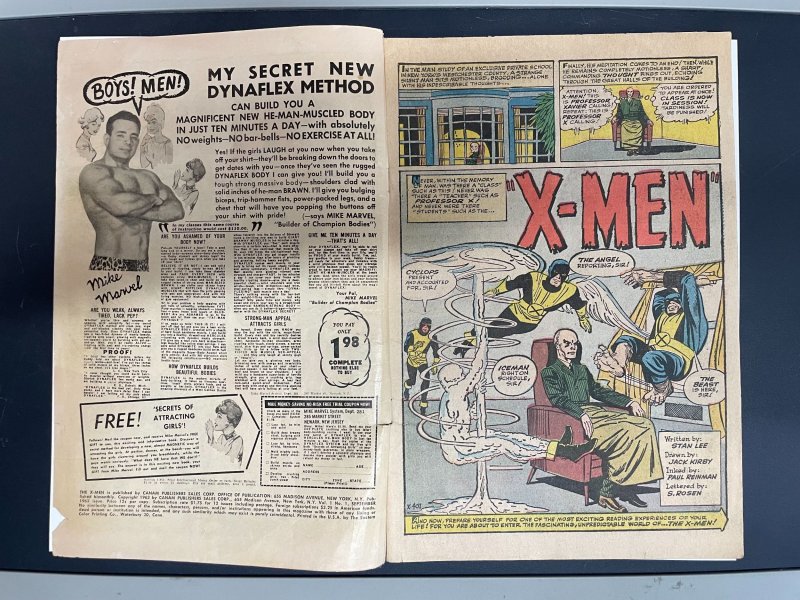 X-Men #1 (1963) 1st appearance of the X-Men
