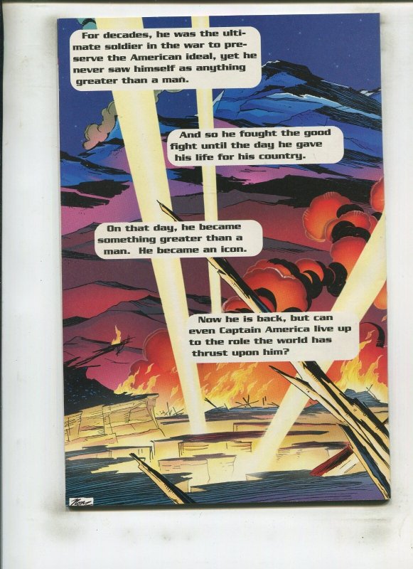 CAPTAIN AMERICA VOL.3 #1 (9.2) SIGNED MARK WAID!! 1998