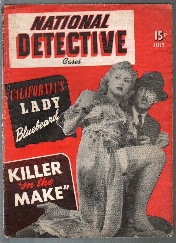 National  Detective Cases-7/1952-WWII era crime stories-Timely-Atlas-Marvel-G