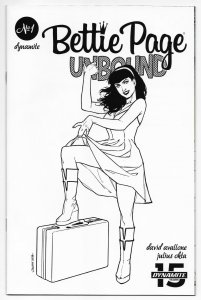 Bettie Page Unbound #1 Ohta 1:40 B&W Variant (Dynamite, 2020) NM [ITC1204]