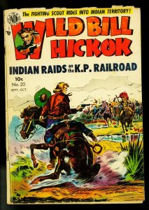 Wild Bill Hickok #20  1954 - Avon  -G - Comic Book