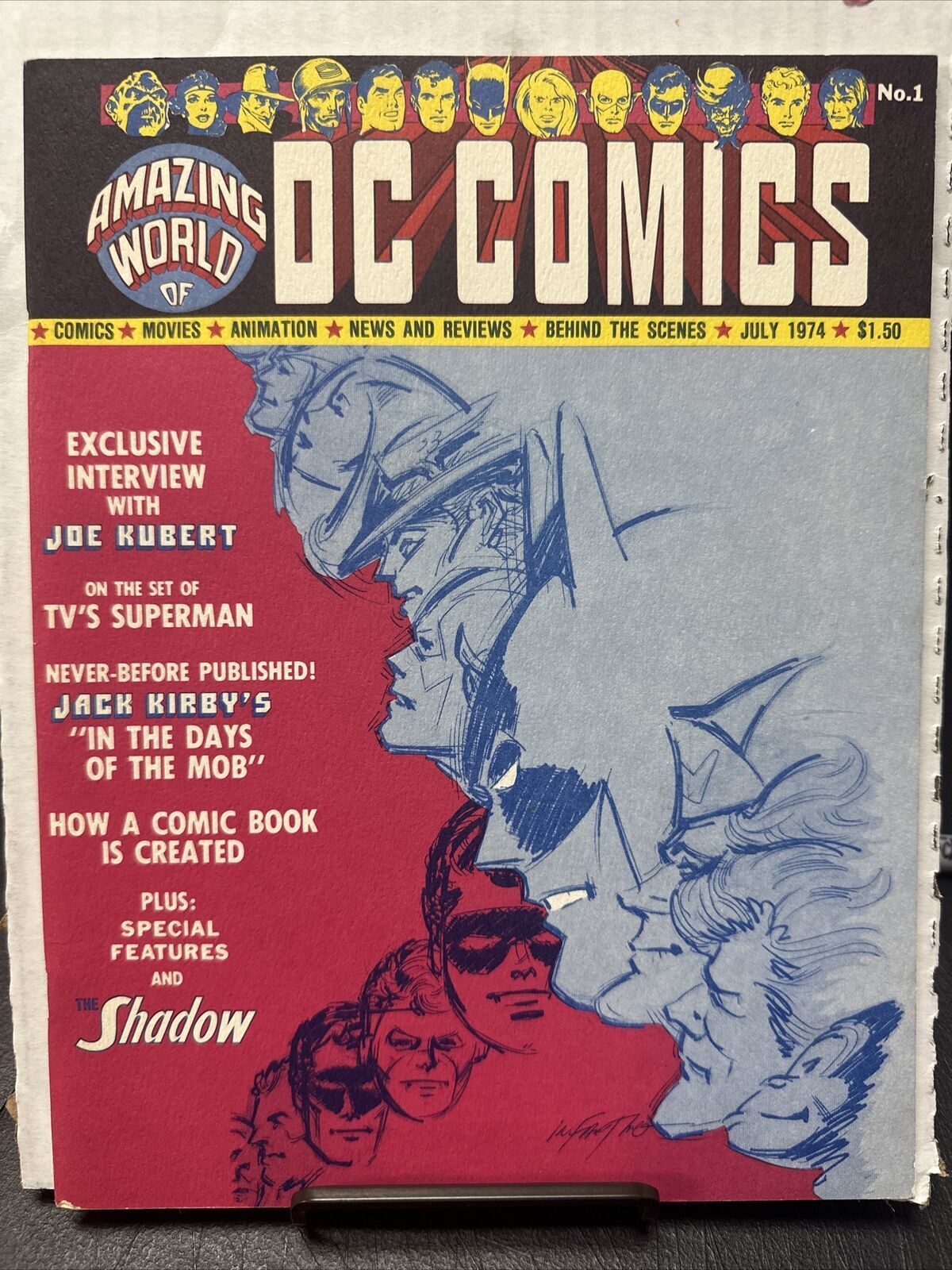 Amazing World of DC Comics 1 (July 1974) RARE Bronze Age Comic