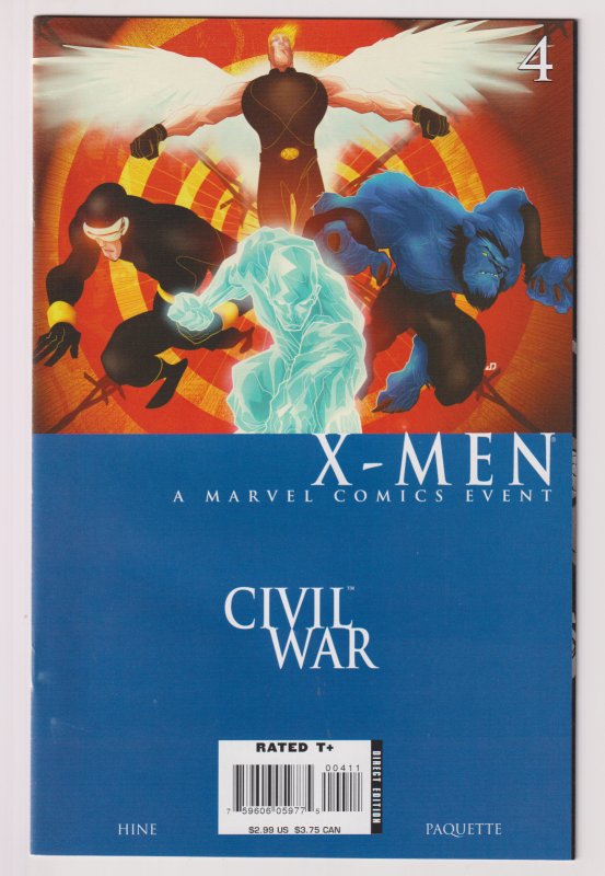 Marvel Comics! Civil War: X-Men! Issue #4!