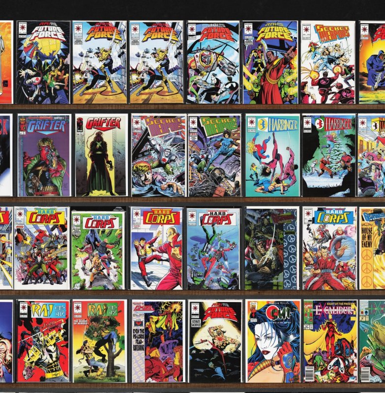 Huge Lot 150+ Comics with Rai, Excalibur, Harbinger, Secret Weapons & More!