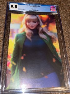 Symbiote Spider-Man 1, Stanley Artgerm Lau, 1:200 Virgin Variant, CGC Graded 9.8