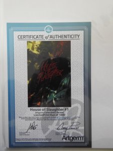 House Of Slaughter #1 Artgerm Variant LDT 1000 W/ COA
