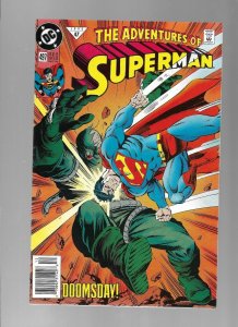 ADVENTURES OF SUPERMAN #497 - NEWSTAND EDITION! - (9.2) 1992