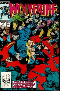 Wolverine #7 - NM - 1st Series - Grey Hulk (Mr. Fixit)