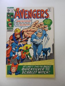 The Avengers #75 (1970) VG/FN condition  subscription fold