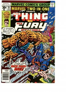 Marvel Two-In-One #26  1977  VG/F  Thing and Nick Fury!