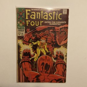 Fantastic Four 81 Very Good Vg 4.0 Marvel 1968