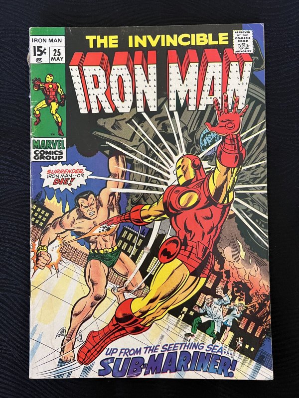 Iron Man #25 (1970) - Namor v Iron Man