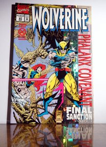 Wolverine #85 Marvel Comics 1994 Holofoil Cover Feat. Jean Grey Cyclops Cable