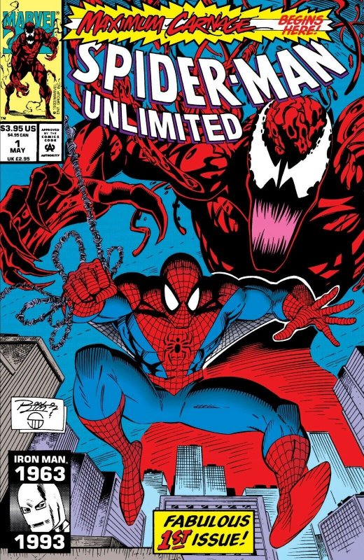 (1993) SPIDER-MAN UNLIMITED #1 1st Shriek! Maximum Carnage Begins (part 1)!