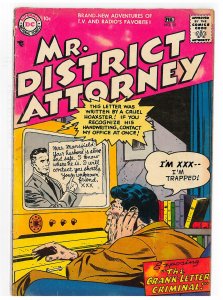 Mr. District Attorney (1948) #55 VG-, Television cover, UFO story