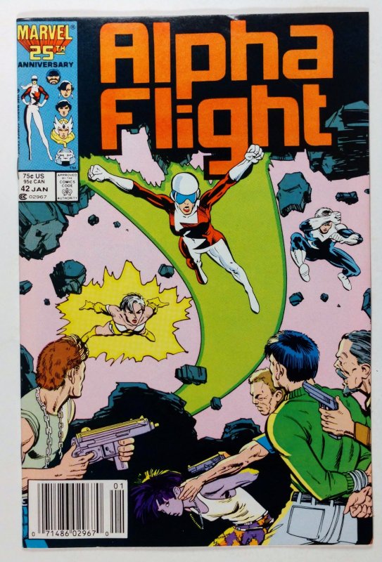 Alpha Flight #42 (1987) NEWSSTAND