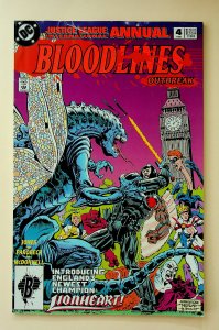 Justice League International Annual #4 - Bloodlines Outbreak(1993, DC)-Near Mint