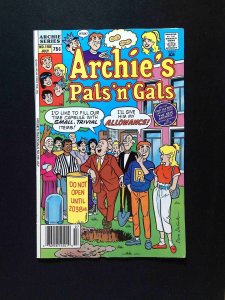 Archie's Pals 'n' Gals #198  Archie Comics 1988 FN Newsstand