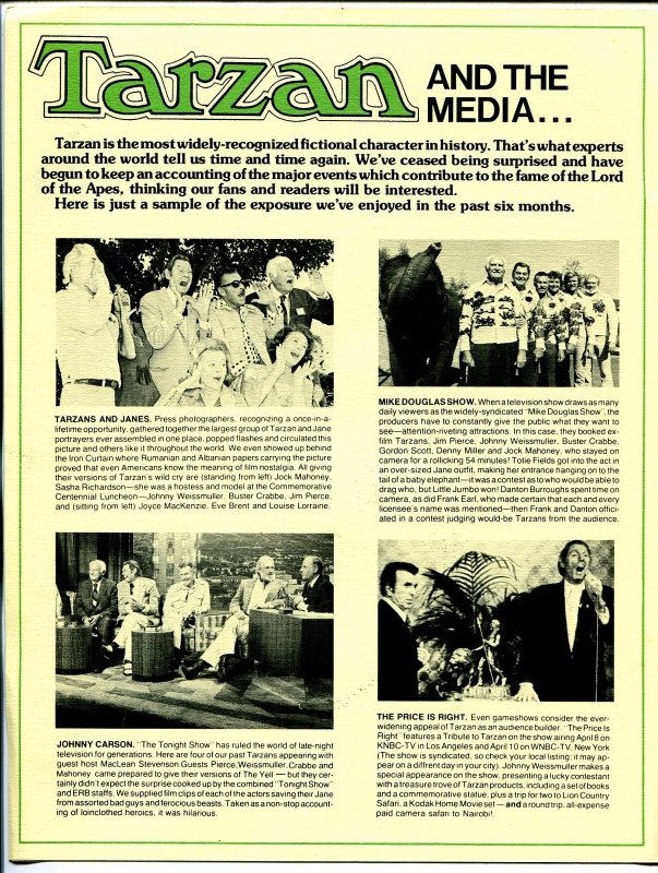 Tarzan Drum Beat #3 1976-Edgar Rice Burroughse-Russ Manning art- FN