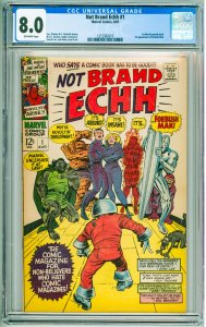 Not Brand Echh #1 (1967) CGC 8.0! OW Pages!