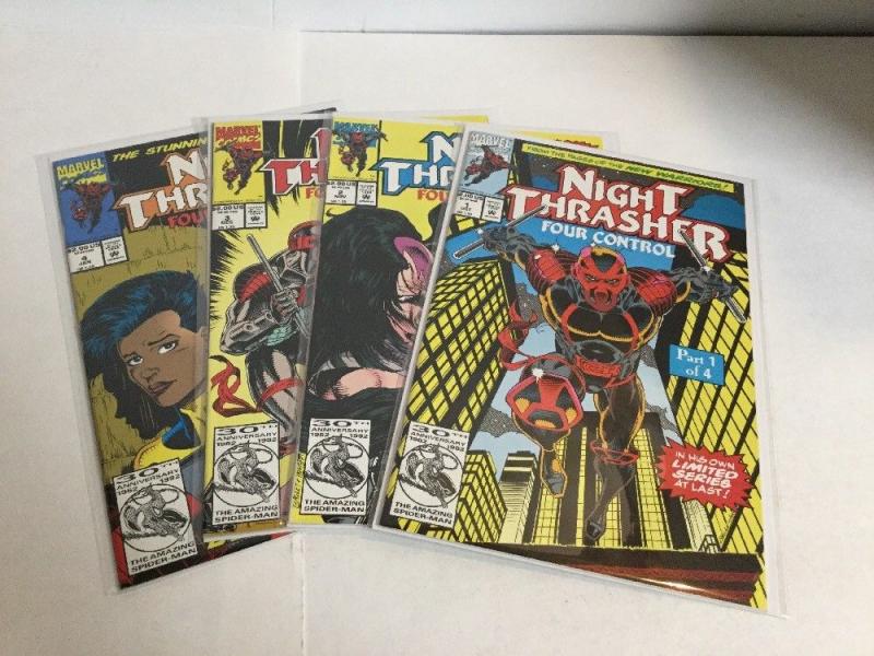 Night Thrasher Four Control 1-4 Lot Set Run Nm- Near Mint-