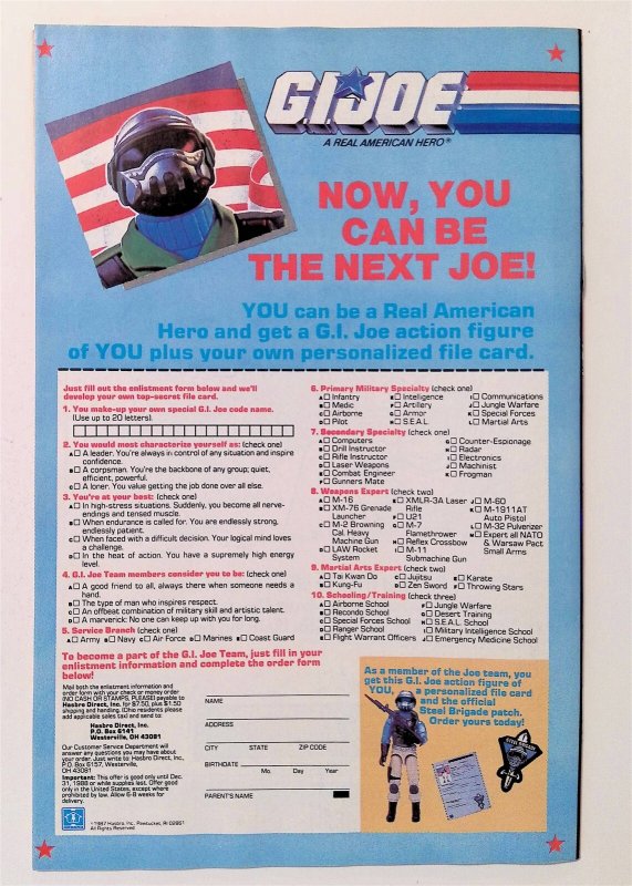 Visionaries #6 (June 1988, Star) VG/FN