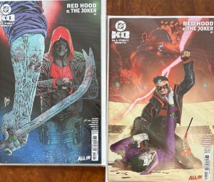 DC KO Red Hood vs The Joker #1 (2025) LOT 2 cover variants