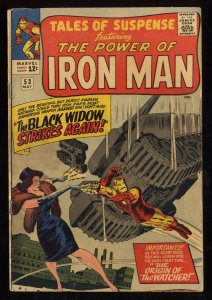 Tales Of Suspense #53 VG 4.0 2nd Appearance Black Widow!