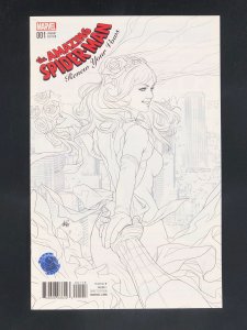 Amazing Spider-Man: Renew Your Vows #1 (2017) Variant Sketch Cover by Artgerm