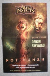 AGE OF INSECTS NOT HUMAN Promo Poster, 2008, Unused, more in our store