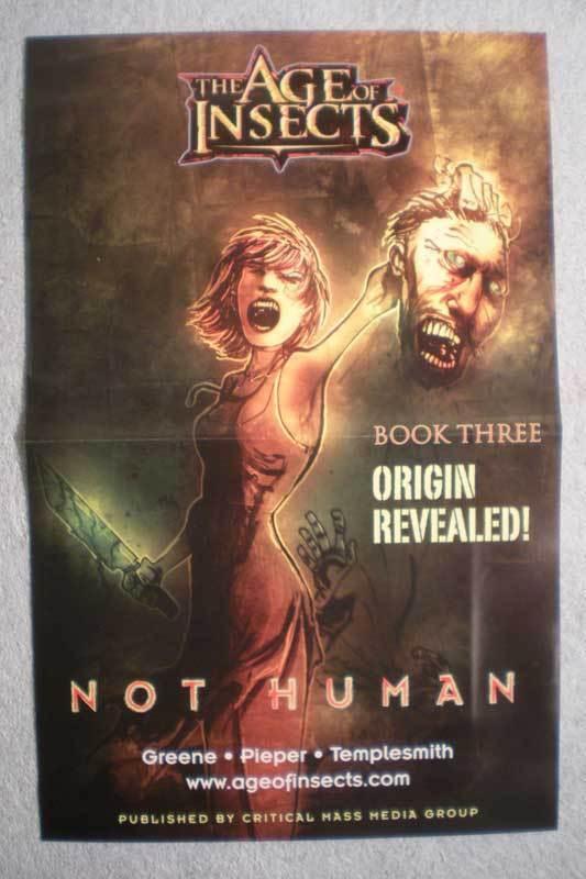 AGE OF INSECTS NOT HUMAN Promo Poster, 2008, Unused, more in our store