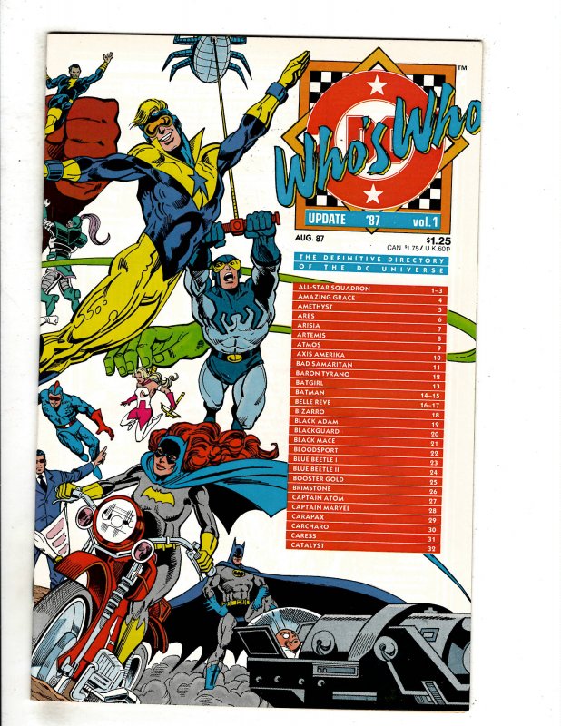 Who's Who The Definitive Directory of the DC Universe UPDATE #4 1987 DC Comics 