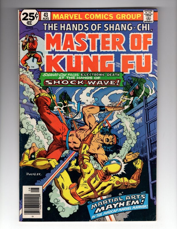 Master of Kung Fu #43 (1976) Marvel Bronze Martial Arts / HCA1