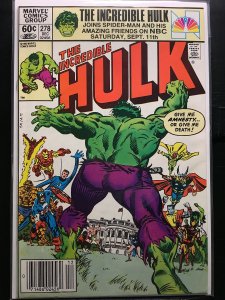 The Incredible Hulk #278 Newsstand Edition (1982)