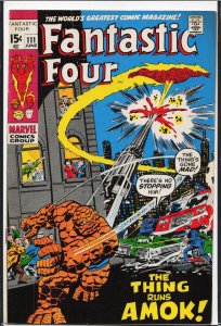 Fantastic Four #111 (1971) Fantastic Four