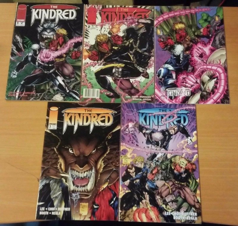 The Kindred 1-4 Complete Set Run! + Variant ~ NEAR MINT NM ~ 1994 Image Comics