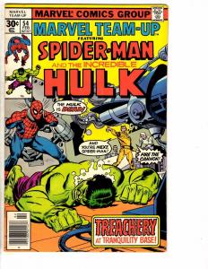 3 Marvel Team-Up Comic Books # 52 53 54 FN/VF Range Spider-Man Hulk Thor AH2