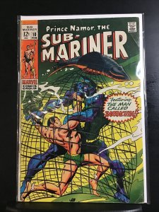 Sub-Mariner #10 Feb. 1969 ORIGIN OF THE SERPENT CROWN; 1ST APPEARANCE OF KARTHO