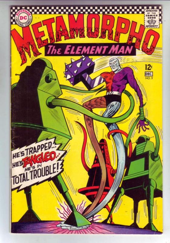 Metamorpho the Element Man #9 (Dec-66) VF/NM High-Grade Metamorpho, Simon Sta...