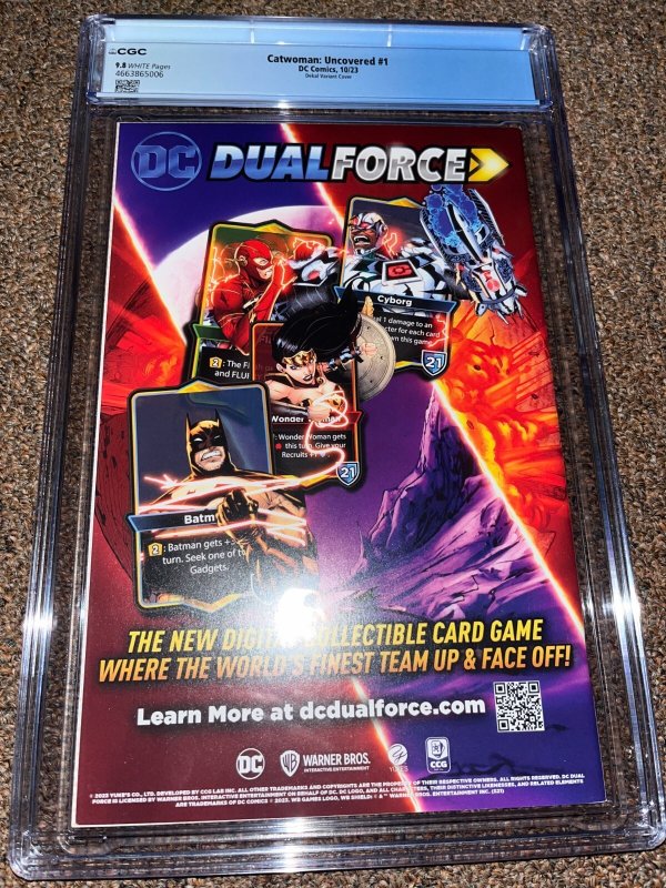 Catwoman Uncovered 1 (2023), Jeff Dekal 1:50 Variant Cover, CGC Graded 9.8