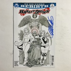 Harley Quinn 16 2017 Signed by Frank Cho Variant DC Comics NM near mint