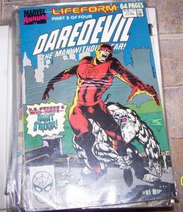 DAREDEVIL comic annual  # 6 1990 lifeform pt 2 of 4 night stalker 