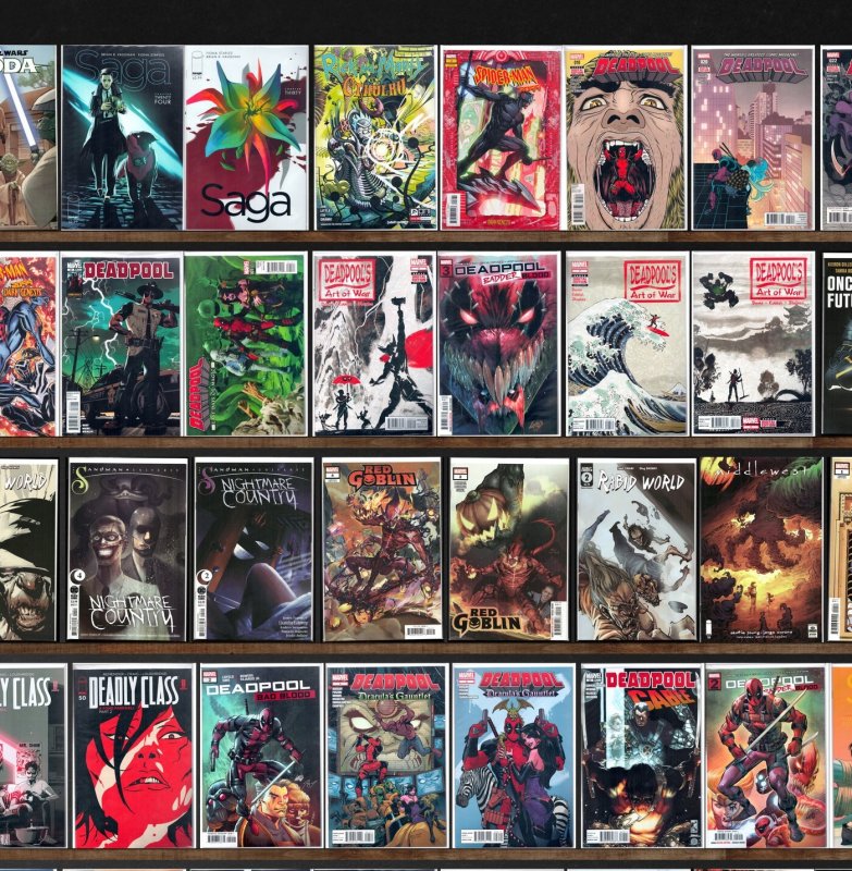 Huge Lot 150+ Comics with Spread, Saga, The Amazing Spider-Man & More!