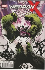 Weapon X # 8 Venomized Variant Cover NM Marvel [N2]